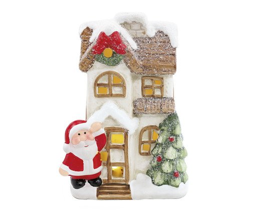 Enfeite Casa Natalina Noel com Led, Colorido | WestwingNow