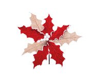 Enfeite Poinsetia Flor de Cabo Curto I | WestwingNow