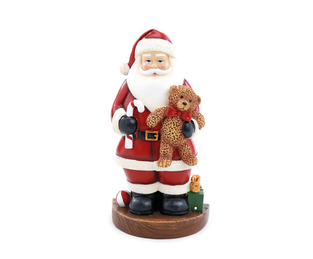 Enfeite Papai Noel com Urso