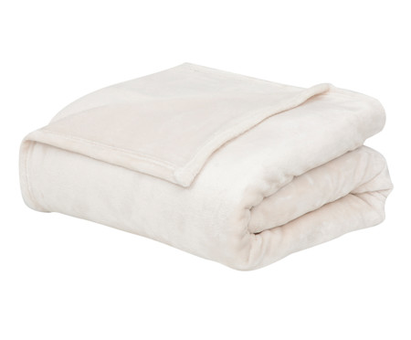 Cobertor Sweet Dreams Marfim Malha de Urdume 300g/m²- Bege