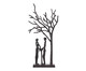 Adorno Casal em Pé Sob Árvore, PRETO | WestwingNow