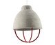 Pendente em Concreto Arame Vermelho, VERMELHO | WestwingNow