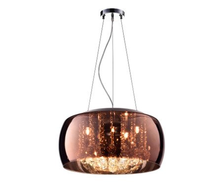 Pendente Soho Cromado e Transparente Bivolt | Westwing