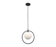 Pendente Sfera Preto Bivolt | WestwingNow