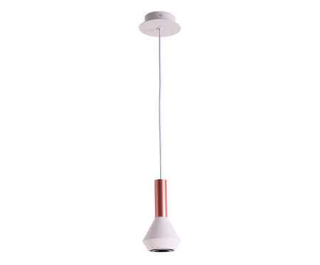 Pendente Pitoco Rosé Gold White I