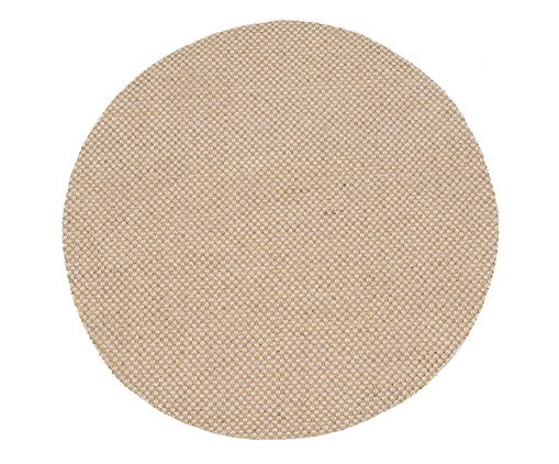 Tapete Redondo em Sisal com Dobra Virada Naturali - Mhd, Colorido | WestwingNow