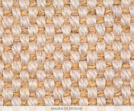 Tapete Redondo em Sisal com Dobra Virada Naturali - Mhd | Westwing
