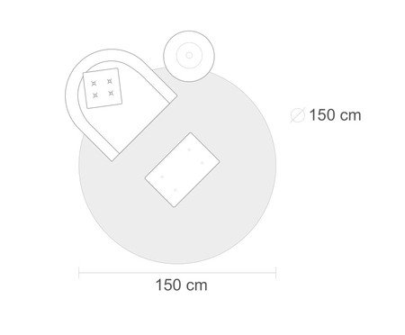 Tapete Redondo em Sisal com Dobra Virada Naturali - Mhd | Westwing