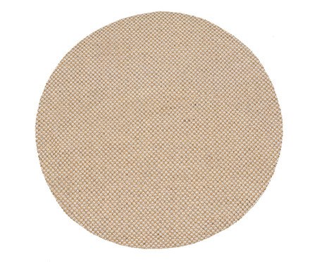 Tapete Redondo em Sisal com Dobra Virada Naturali - Mhd | Westwing
