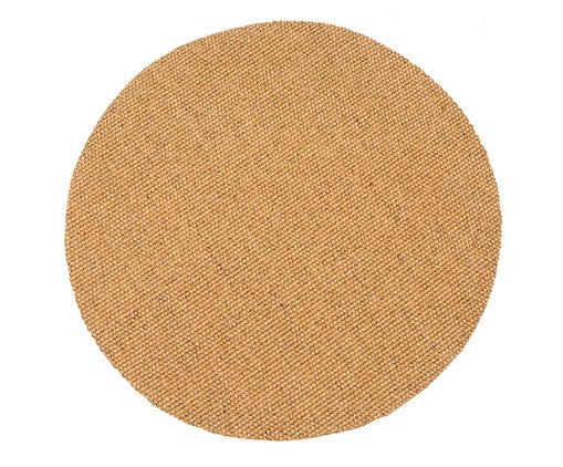 Tapete Redondo em Sisal com Dobra Virada Amazonas - Fd, Colorido | WestwingNow