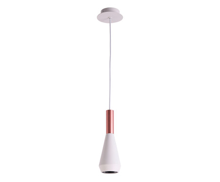 Pendente Pitoco Rosé Gold White Ii