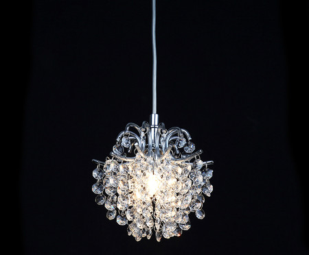 Pendente em Cristal Fiore Clear Bivolt | Westwing