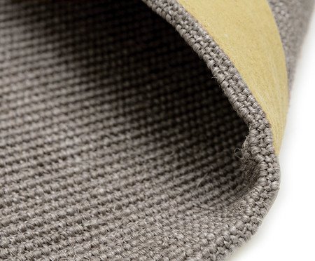 Tapete Redondo em Sisal com Dobra Virada Boucle - Cy | Westwing