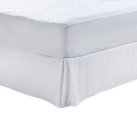 Protetor de Colchão Impermeável Frór Branco