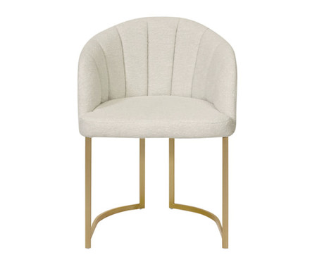 Cadeira Beverly Bouclê Dourado | WestwingNow