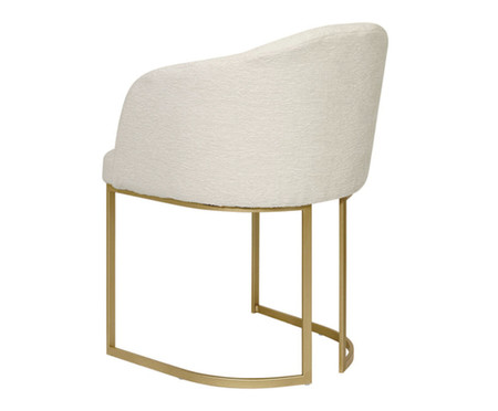 Cadeira Beverly Bouclê Dourado | WestwingNow