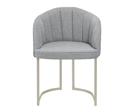 Cadeira Beverly Champanhe e Linen | WestwingNow