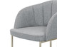 Cadeira Beverly Champanhe e Linen, grey | WestwingNow