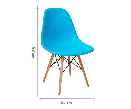 Cadeira Eames Wood Azul | WestwingNow