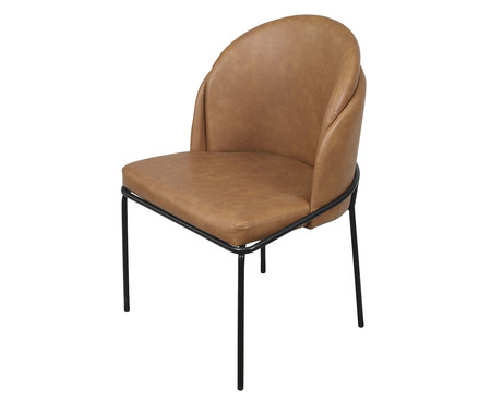 Cadeira Caramelo e com Base em Aço Pintado | WestwingNow