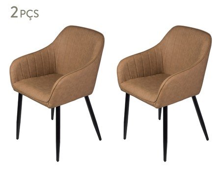 Jogo de Poltronas Caramelo | Westwing