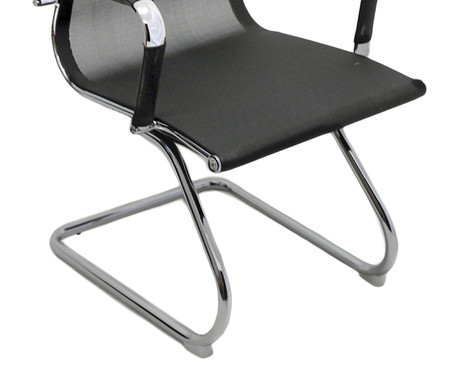 Cadeira Fixa Office Eames Tela Preta | WestwingNow