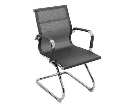 Cadeira Fixa Office Eames Tela Cinza | WestwingNow