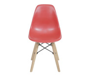 Jogo de Cadeiras Infatil Vermelha com Base | WestwingNow