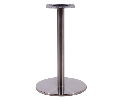 Base para Mesa em Inox Rounded, Cinza | WestwingNow