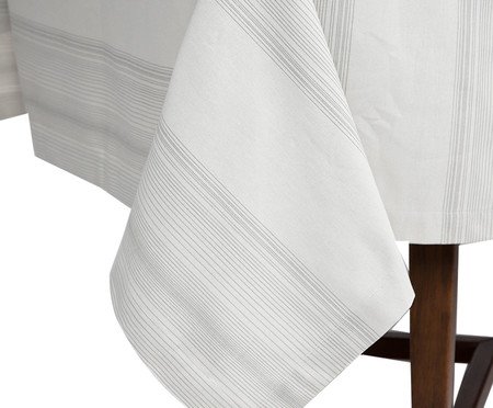 Toalha de Mesa de Algodão Soreli - Cinza | Westwing