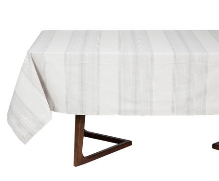 Toalha de Mesa de Algodão Soreli - Cinza | Westwing