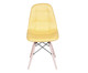 Jogo de Cadeiras Acolchoadas com Base Amarela, Amarelo | WestwingNow
