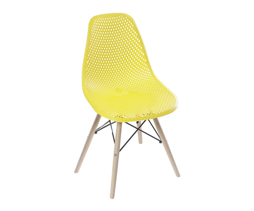 Jogo de Cadeiras Amarela, Amarelo | WestwingNow