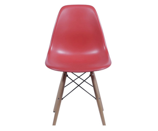 Jogo de Cadeiras Vermelha, Vermelho | WestwingNow