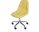Jogo de Cadeiras Botone Amarela com Base Rodízio, Amarelo | WestwingNow
