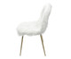 Cadeiras Pelo Branco Metal Amadeirado, Branca | WestwingNow