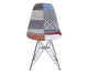 Jogo de Cadeiras com Tecido Mix Cromada, Multicolor | WestwingNow