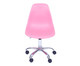 Cadeira com Rodízios Eames Paris Rosa, Rosa | WestwingNow