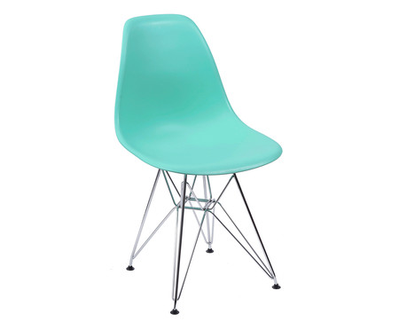 Cadeira Eames Metale Turquesa | WestwingNow