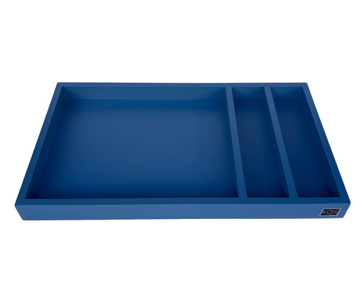 Bandeja Organizadora Laqueada Azul Classic II, blue | WestwingNow