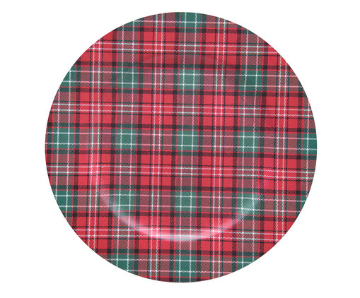 Sousplat galles Flat Tartan, Colorido | WestwingNow