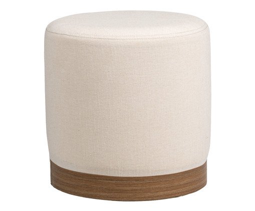 Puff em Tecido Ecológico Harlow Bege II, beige | WestwingNow