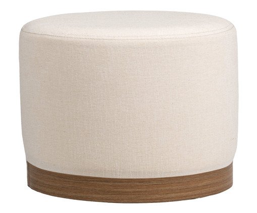 Puff em Tecido Ecológico Harlow Bege II, beige | WestwingNow
