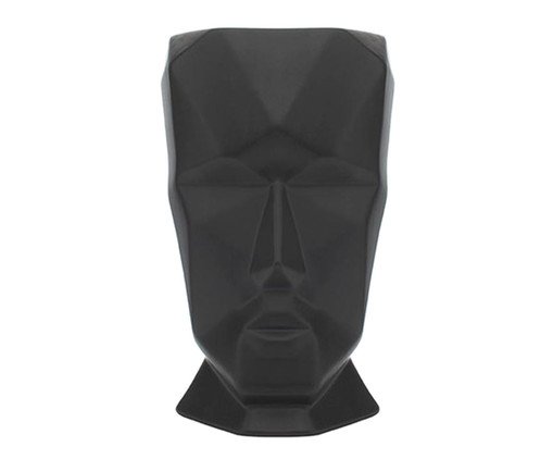 Vaso Face Preto, Preto | WestwingNow