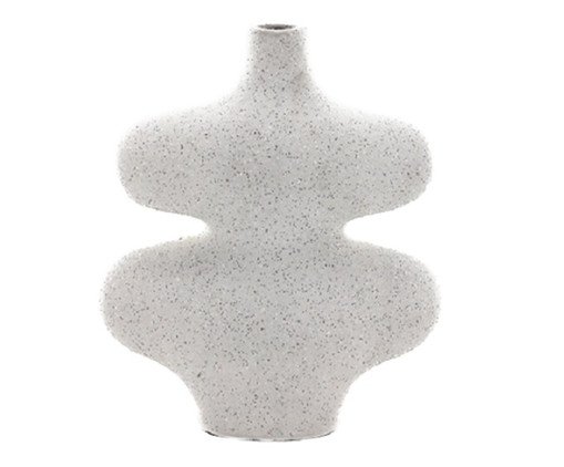 Vaso Nordic Areado Branco, Branco | WestwingNow