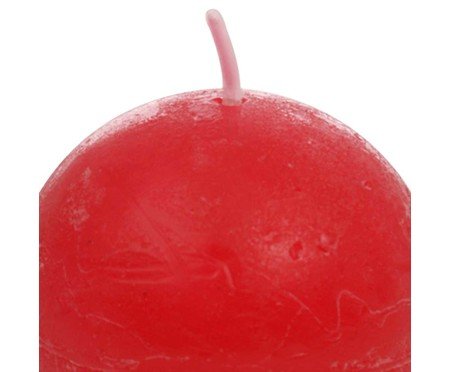 Vela Round Josie Vermelha | Westwing