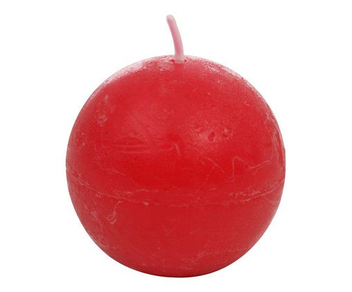 Vela Round Josie Vermelha, Vermelho | WestwingNow