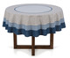 Toalha de Mesa Ariana Redonda - Estampado, Cinza | WestwingNow