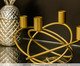 Castiçal Esfera Velas, Dourado | WestwingNow