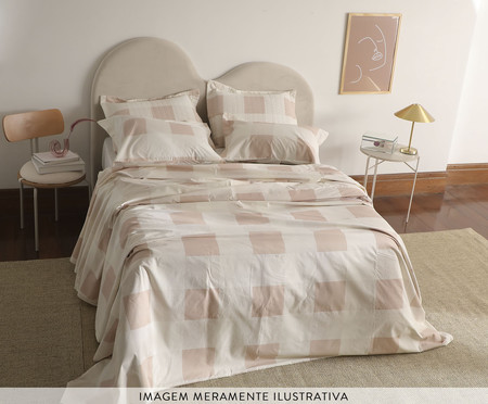 Duvet Maxi Vichy Rosê | WestwingNow